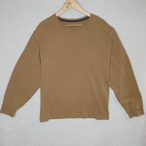 SADDLEBRED LONG SLEEVE T SHIRT, BROWN X LARGE